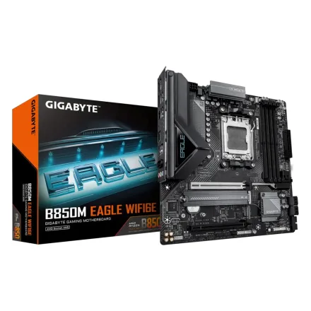Placa Mae Gigabyte Eagle 6E Socket AM5 Chipset B850 Atx