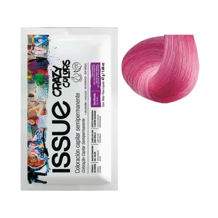 TINTA DE CABELO SEMI PERMANENTE ISSUE CRAZY ROSA