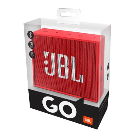CAIXA DE SOM JBL GO BLUETOOTH VERMELHO ORIGINAL