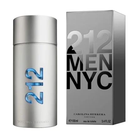 Perfume Carolina Herrera 212 Nyc Men Eau Toilette 100ml