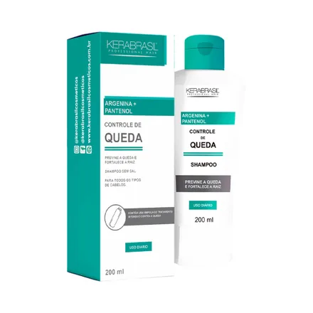Shampoo Kerabrasil Controle Queda 200ml