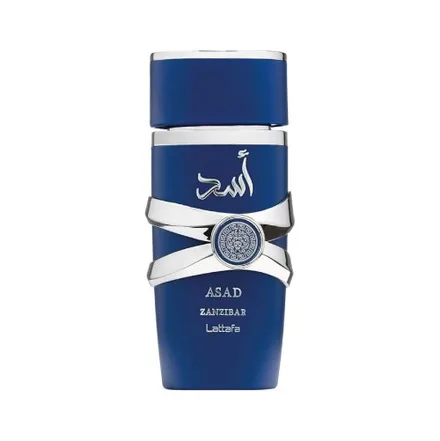 Perfume Lattafa Asad Zanzibar Blue Masculino Edp Agatres 100ml