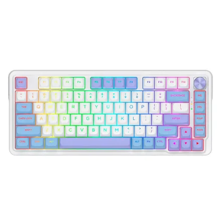 Taclado Gamer Redragon Ucal Magnetic K673WB RGB - Branco