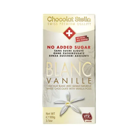 Chocolate Stella Vanille Added Sugar 100 Gr