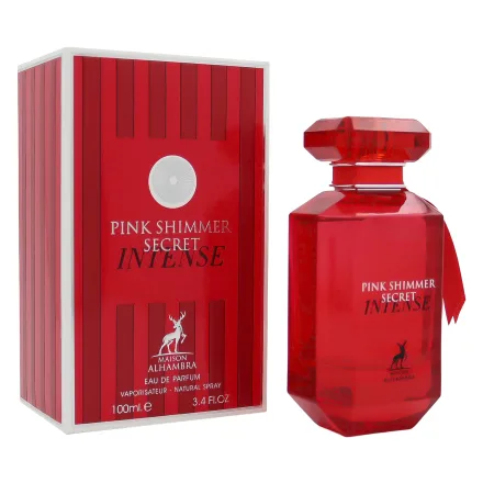 Perfume Maison Alhambra Pink Shimmer Secret Intense Eau Parfum Feminino 100ml