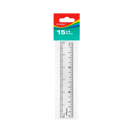 Regla Keyroad Ruler Kr972910 15 Cm Transparente