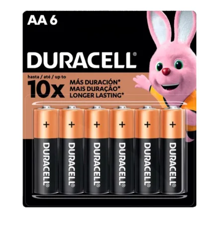 Duracell Pilha Alcalina Pack 6