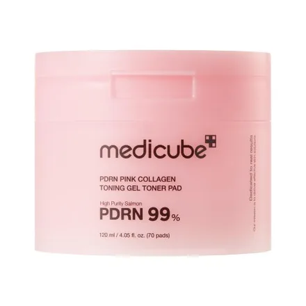 Pads Medicube Pdrn Pink Collagen Toning Gel Toner Pad 70 Agatres 120ml