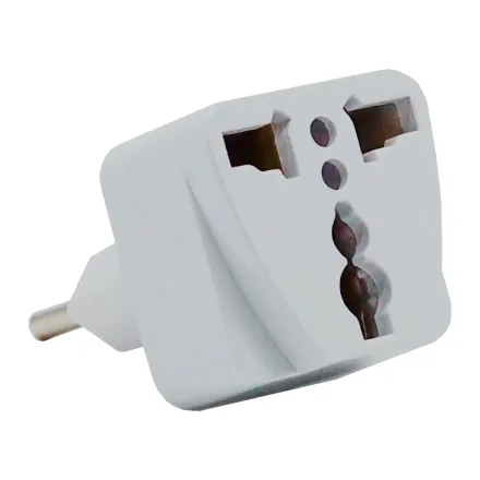 Adaptador Tomada 2 Pinos Padrao Brasil