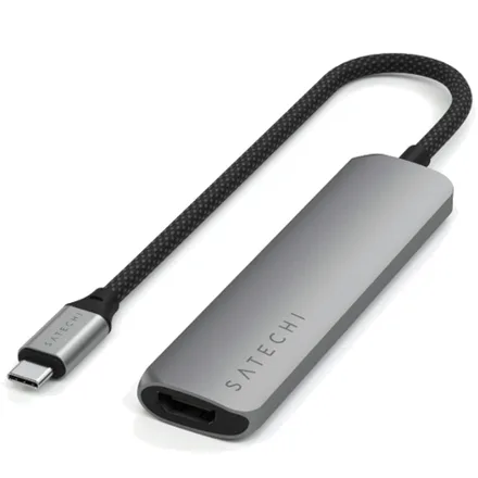 Hub Satechi St P4SM 4 In 1 Slim Multiport Adapter 4K
