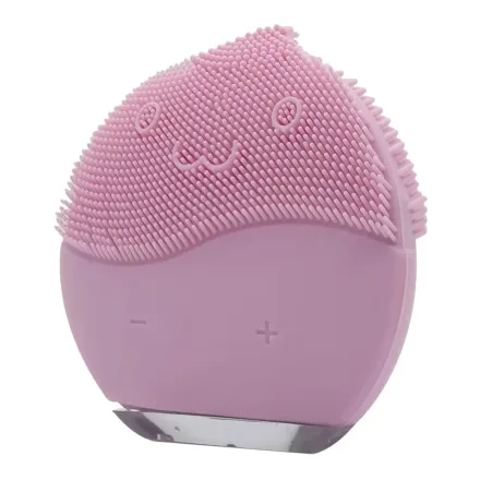 Limpador e Massageador Facial GoLine Silicone - Rosa