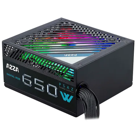 Fuente Alimentacion Pc Azza Psaz Argb 80 Plus Bivolt