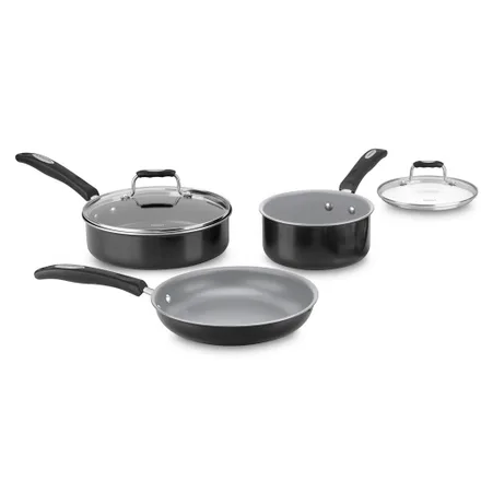 Jogo Panelas Cuisinart 57I Inducao Alu Purns Cookware Bk 5