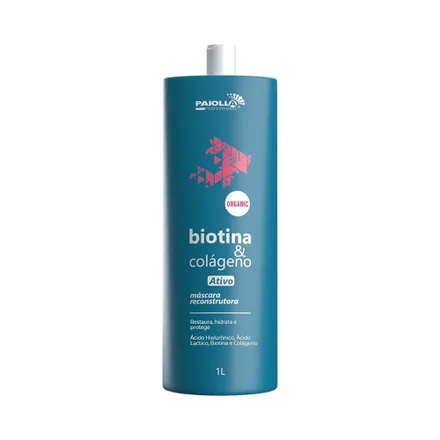 Mascarilla Capilar Paiolla Profissional Reconstructor Biotina Colageno 1L