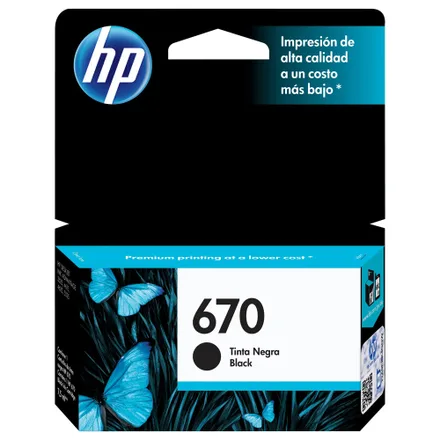 Cartucho Hp 670 Ml