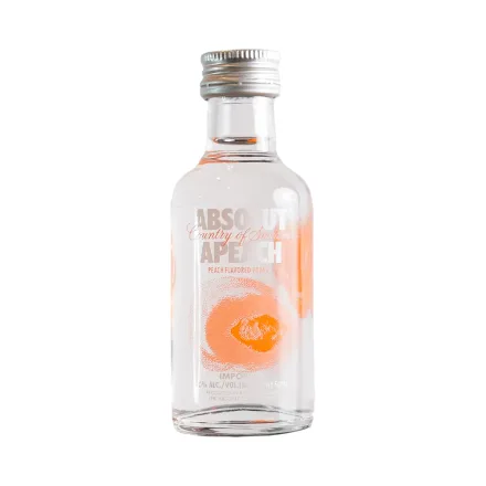 Vodka Absolut Miniatura Apeach 50ml