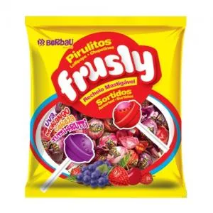 Pirulito Berbau Frusly Pct 500g
