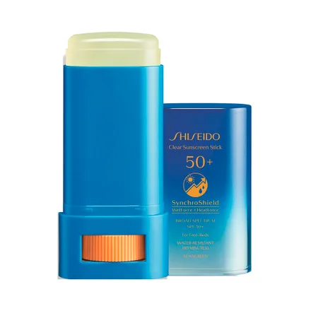 Protector Solar Facial Shiseido Proteccion Uv Al Clear Sunscreen Stick Spf 50 Plus 20g