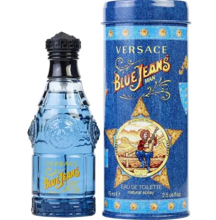 Versace Perfume Blue Jeans Eau Toilette 75ml