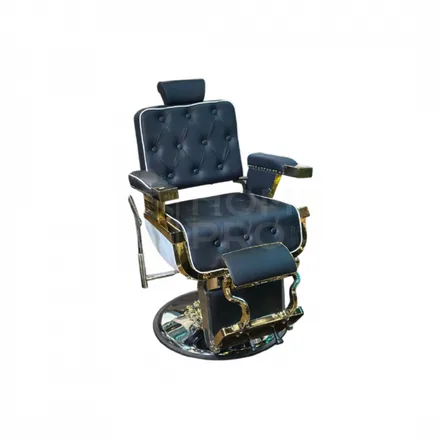 CADEIRA LMPRO 1012D PRETO C/ BASE DOURADO
