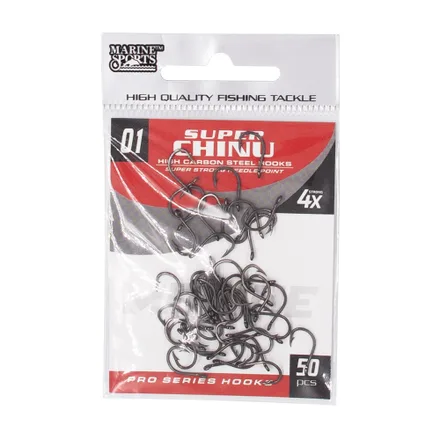 Anzuelo Marine Sports Super Chinu 01 50 Pcs