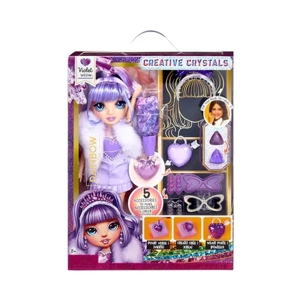 Muñeca Mga Entertainment Rainbow High Creative Violet Willow Bradshaw 121404 Euc