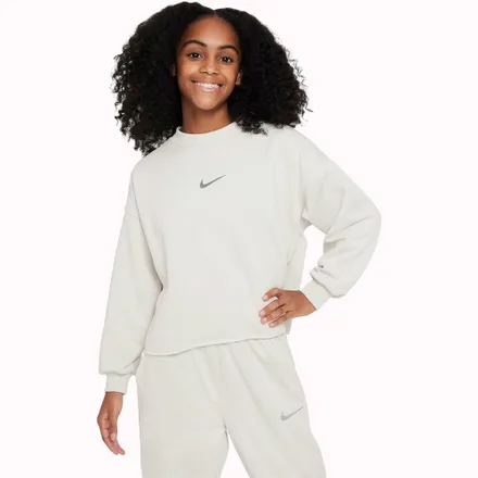 Moletom Nike Feminino Crew Neck Sweatshirt Light Bone 072