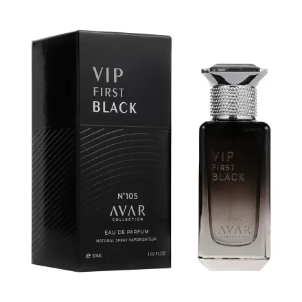 Perfume Avar Collection Vip First Black 105 Edp Masculino 30ml