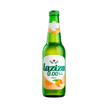 Cerveza Laziza Alcohol Sabor Durazno 330ml