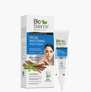 Bio Balance Crema Facial Noche Clareadora Revitalizante Whitening Night Cream 55ml