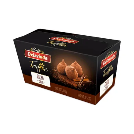 Chocolate Delaviuda Truffes Cacao 100 Gr