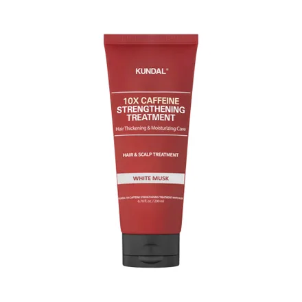 Tratamiento Capilar Kundal 10 Caffeine Strengthening White Musk 200ml