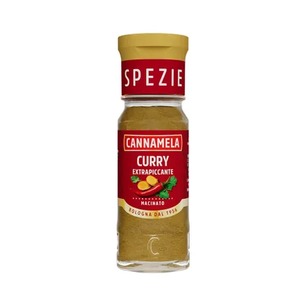 Condimento Cannamela Curry Extra Piccante 28g