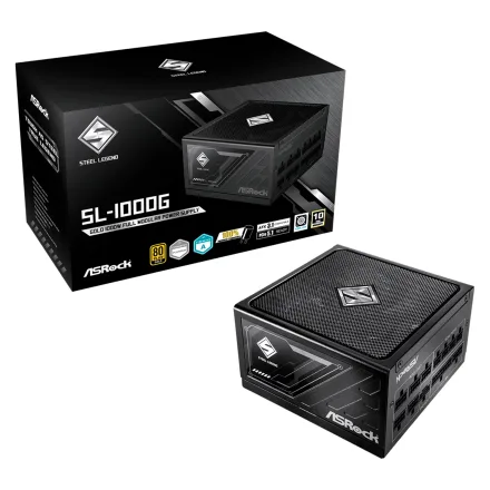 Fonte Asrock Steel Legend Sl Atx 80 Plus Modular 1000g