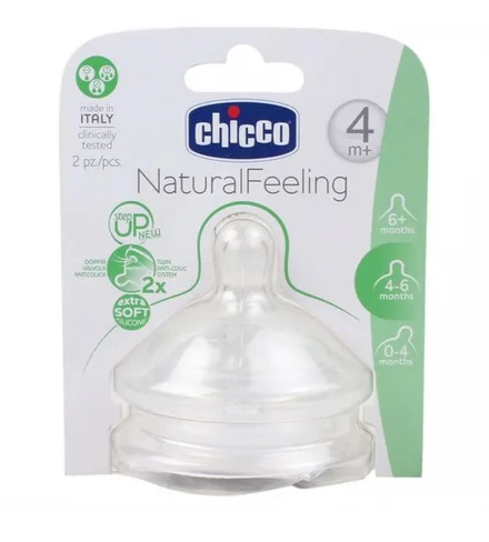 Tetina Silicona Flujo Ajustable Chicco Feeling 4M Plus 20 2