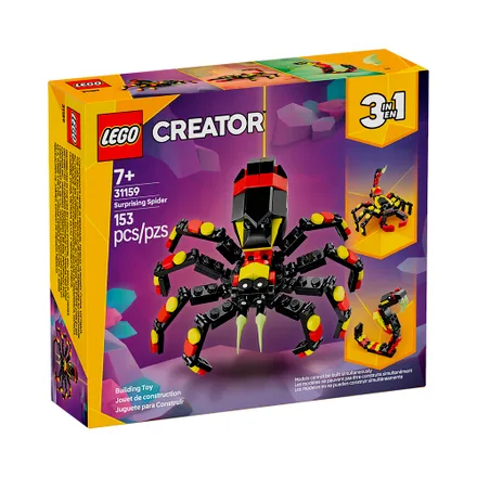 Juguete Construccion Lego Creator Surprising Spider 153 Piezas