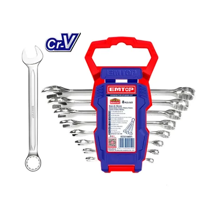 Llave Combinada Emtop 8 Piezas