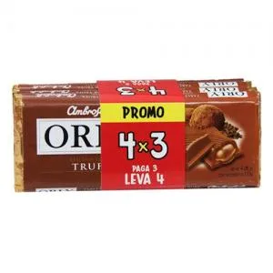 Barra Chocolate Orly Trufa Pack Leve 4 Pague 3 100g