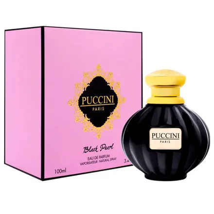 Perfume Puccini Paris Black Pearl Eau Parfum Feminino 100ml