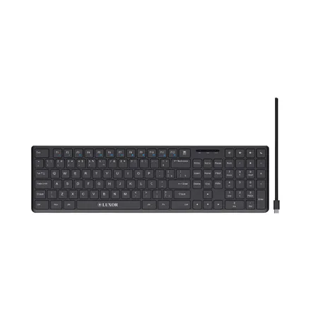 Teclado Slim Luxor Lx K2225 Black