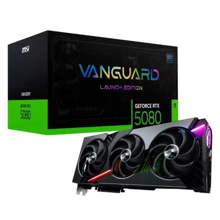 Placa Video Msi Vanguard Soc Launch Geforce Rtx 5080 Gddr 7 912 V531