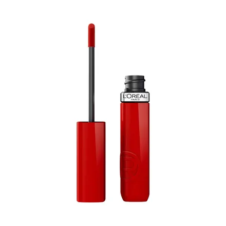 Labial Oreal Infallible Lacque Resistance Liquid 415 Red Bisou 4ml