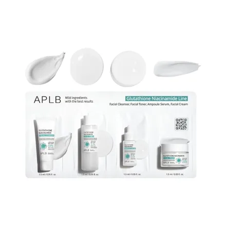 Set Cosmeticos Aplb Glutathione Niacinamide Skin 4 Piezas