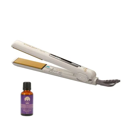 Plancha Para Cabello Gama Starlight Argán Digital Bivolt