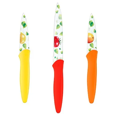Jogo Facas Cuisinart C55 6PRF Advantage Frutas Impressas 3