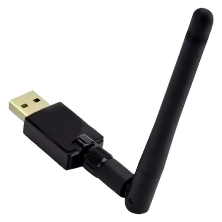 Adaptador WiFi Mini USB 1200Mbps Antena - Preto