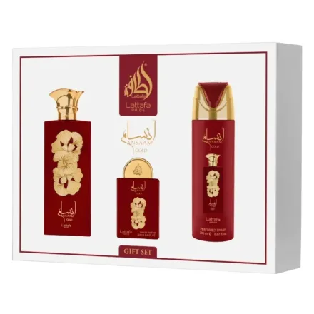 Lattafa Pride Ansaam Gift Set Eau Parfum Unissex 3