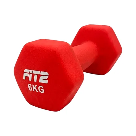 Mancuerna Fit 2 Kmv Neopreno 6 Kilos