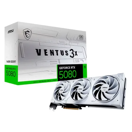 Placa Video Msi Ventus 3X Oc Geforce Rtx 5080 Gddr 7 912 V531