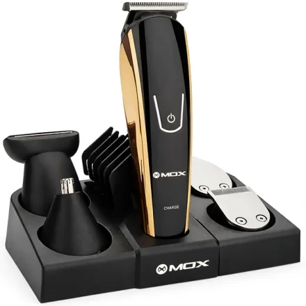 Maquina Cortar Cabelo Mox Mo Aft 08 8 En 1 3 Watts Recarregavel